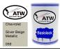 Preview: Chevrolet, Silver Beige Metallic, 059: 500ml Lackdose, von ATW Autoteile West.